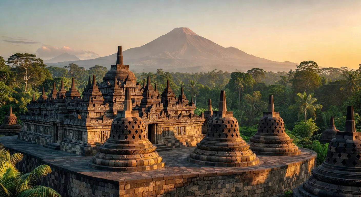 Indonesia landmark — hero image for Big Mac Index country report