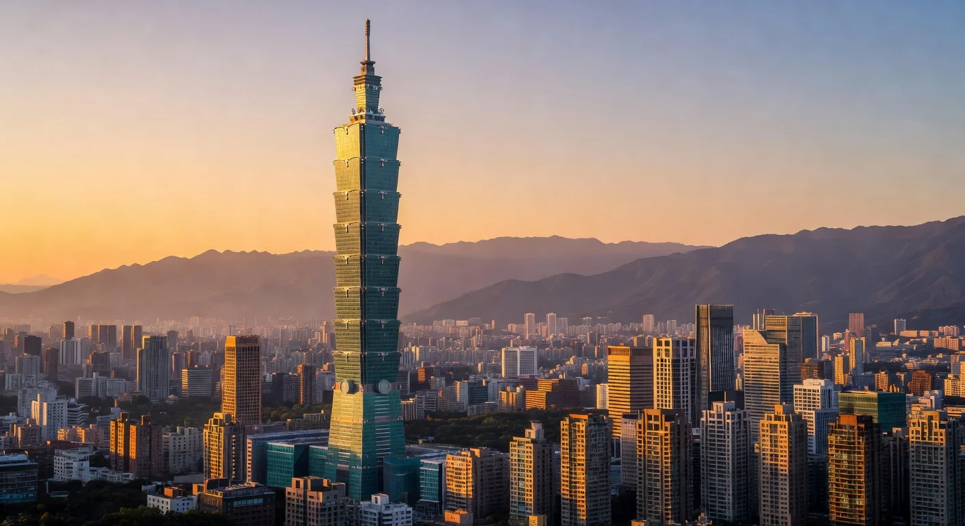 Taiwan landmark — hero image for Big Mac Index country report